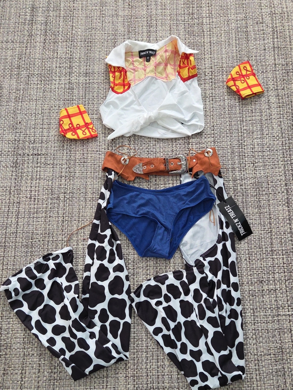 Dolls Kill Trickz N Treatz Its My Rodeo Cowgirl Costume XS No Hat